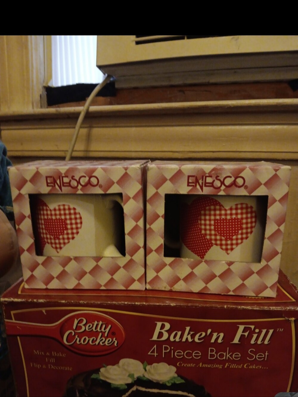 Pair of Valentine's Day mugs